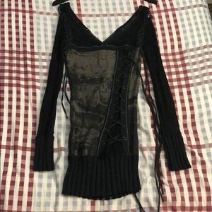 Salvage mini dress lace size small